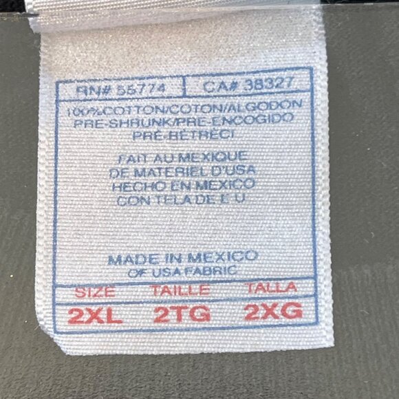 Vintage KISS Band T-Shirt 2XL Black & Red/Yellow Logo Cotton Graphic Tee Unisex - Picture 6 of 8